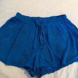 Blue summer shorts